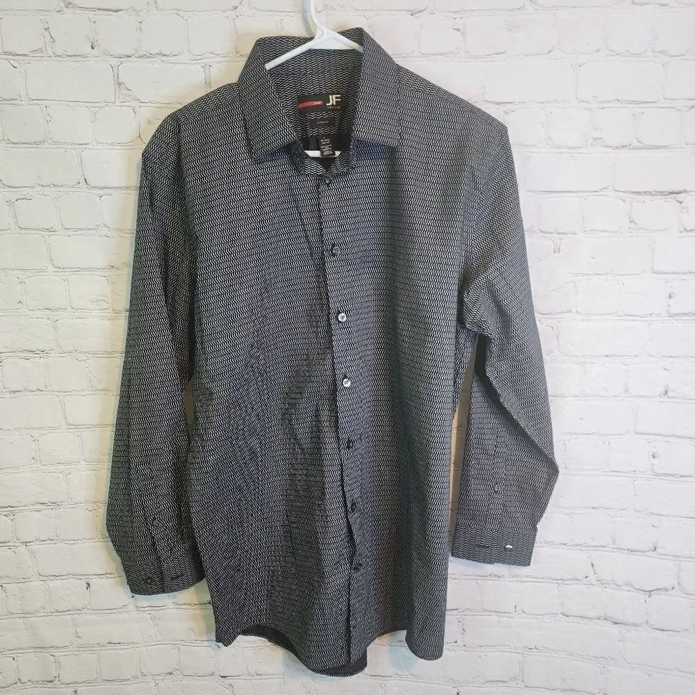 Men's JF J.Ferrar "Stretch" slim longsleeve button-down shirt, size Large